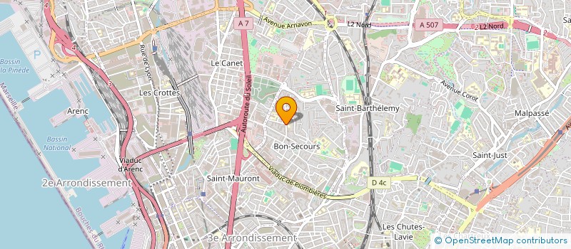 localisation de l'entreprise PROBAT à MARSEILLE