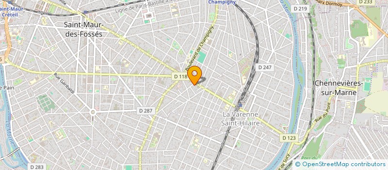 localisation de l'entreprise PROBAT  SAINT-MAUR-DES-FOSSES