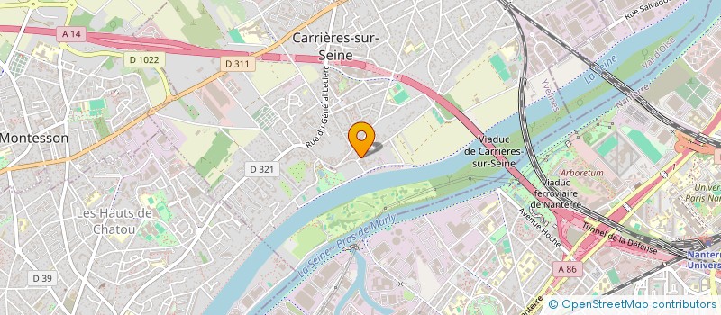 localisation de l'entreprise PROBAT à CARRIERES-SUR-SEINE