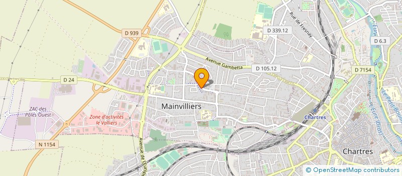 localisation de l'entreprise PROBAT à MAINVILLIERS