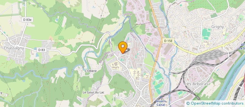 localisation de l'entreprise PROBAT à GIVORS