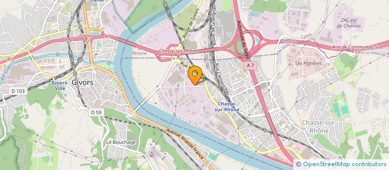 localisation de l'entreprise PROBAT  LYON