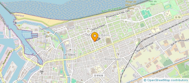 localisation de l'entreprise PROBAT à DUNKERQUE