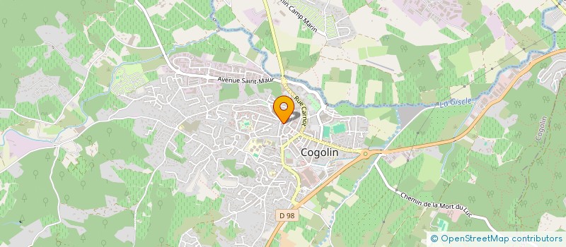 localisation de l'entreprise PROBAT AZUR  COGOLIN