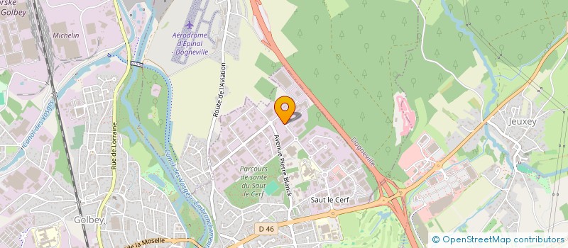 localisation de l'entreprise PROBAT BTP  EPINAL