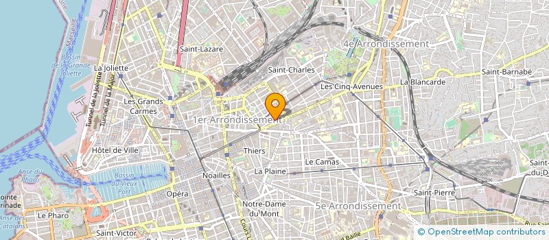 localisation de l'entreprise PROBAT ELEC à MARSEILLE
