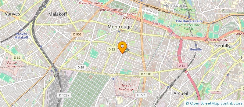 localisation de l'entreprise PROBAT ET DECO à MONTROUGE