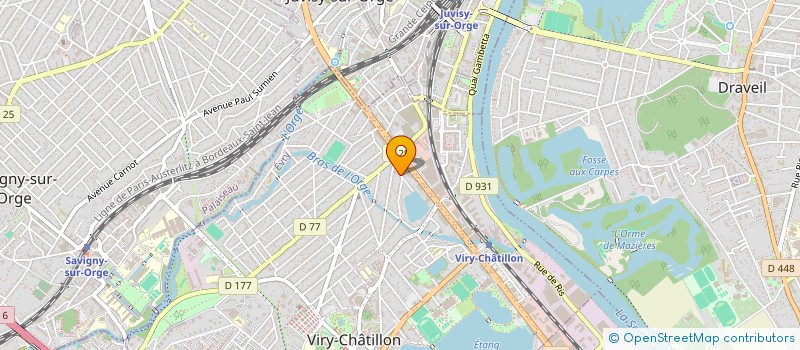 localisation de l'entreprise PROBAT GROUPE  VIRY-CHATILLON