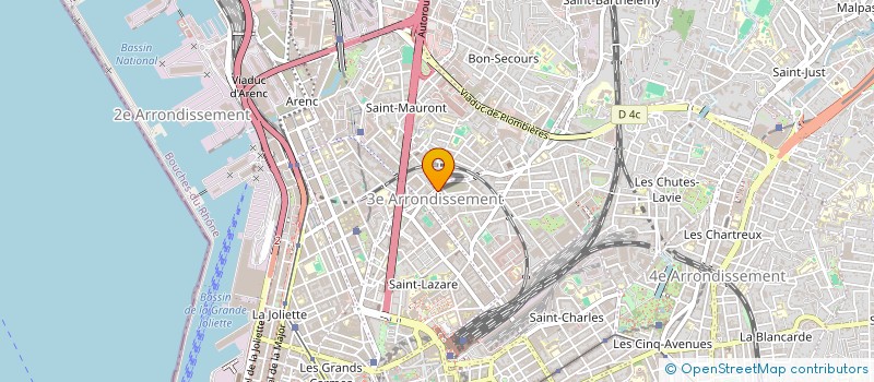 localisation de l'entreprise PROBAT MEDITERANNEE  MARSEILLE