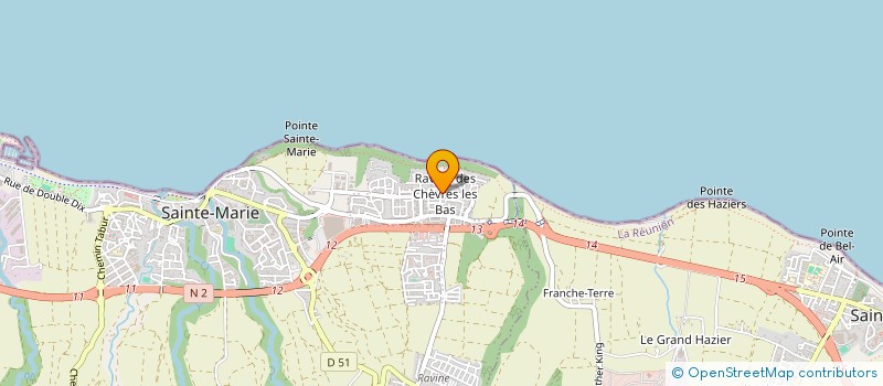 localisation de l'entreprise PROBAT-PROJETS  SAINTE-MARIE