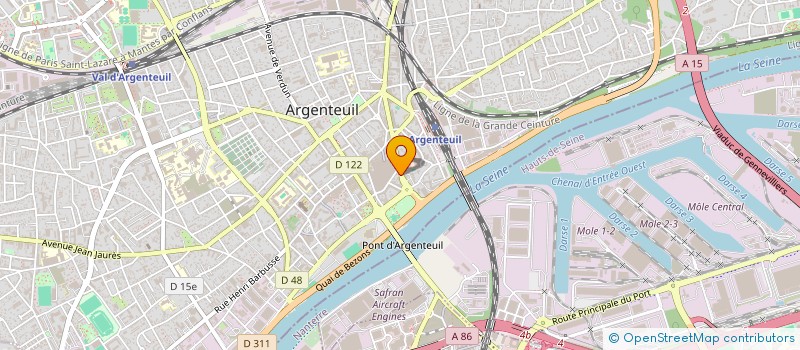 localisation de l'entreprise PROBAT SARL  ARGENTEUIL