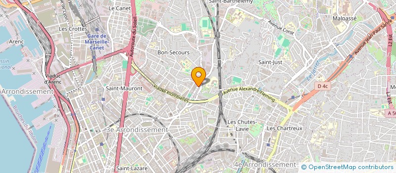 localisation de l'entreprise PROBAT13 à MARSEILLE