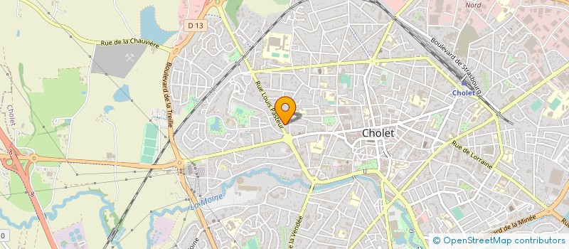 localisation de l'entreprise PROBATECH à CHOLET