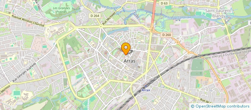 localisation de l'entreprise PROBATELEC à ARRAS