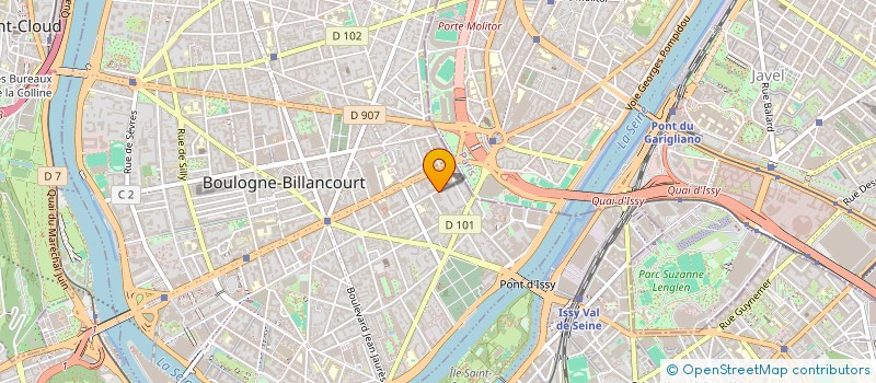 localisation de l'entreprise PROBATENERGY à BOULOGNE-BILLANCOURT