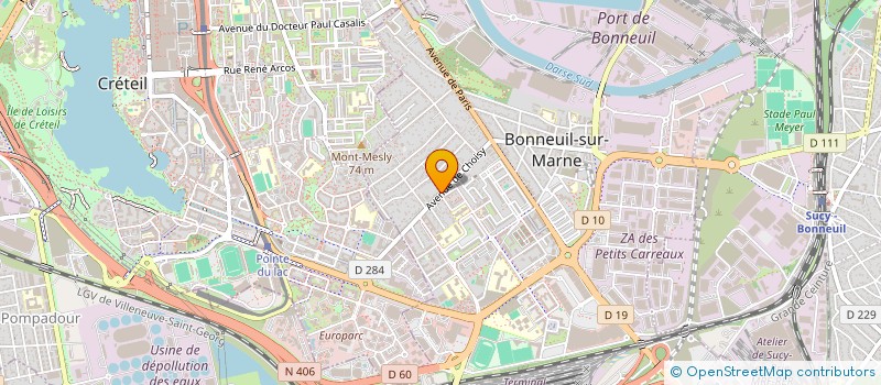 localisation de l'entreprise PROBATI  BONNEUIL-SUR-MARNE