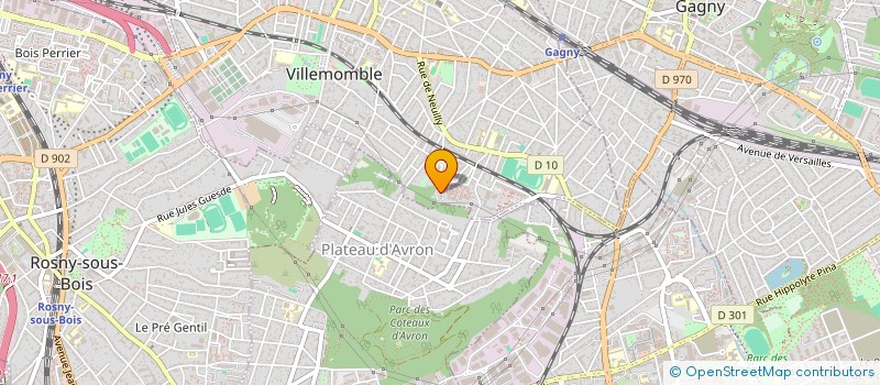 localisation de l'entreprise PROBATI  VILLEMOMBLE