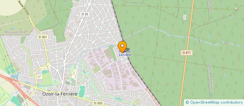 localisation de l'entreprise PROBATI ETANCHEITE à OZOIR-LA-FERRIERE