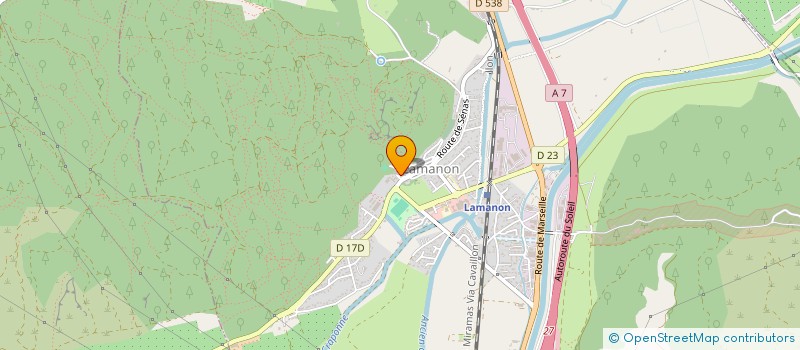 localisation de l'entreprise PROBATIM  LAMANON