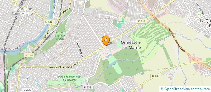 localisation de l'entreprise PROBATIMMO à ORMESSON-SUR-MARNE
