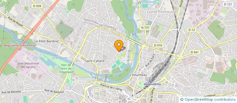 localisation de l'entreprise PROBATINET à ANGOULEME