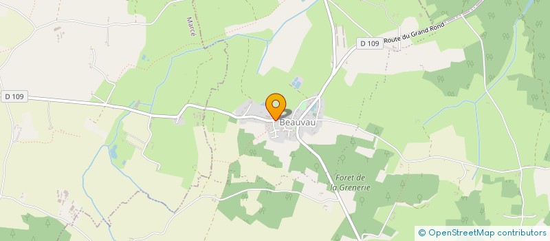 localisation de l'entreprise PROBATIS 49  LOIRE-AUTHION