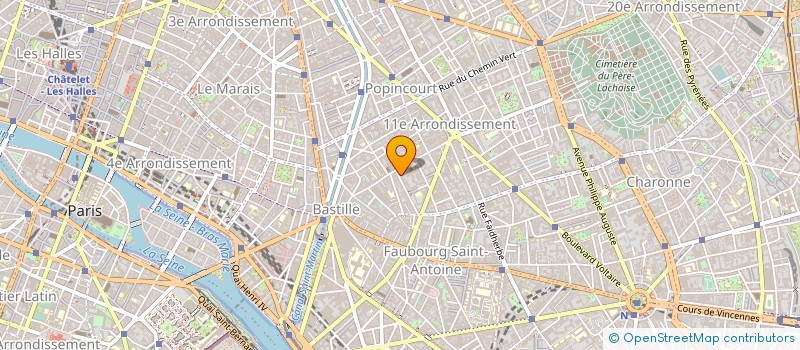 localisation de l'entreprise PROBLANC  PARIS