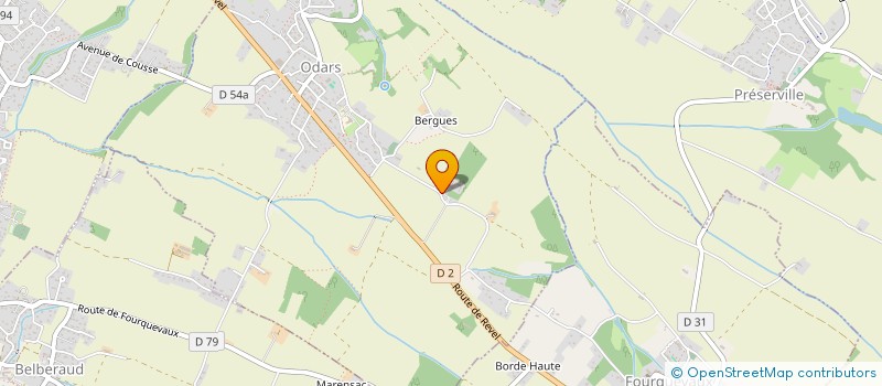 localisation de l'entreprise PROBLEMAUTO MIDI PYRENEES  ODARS