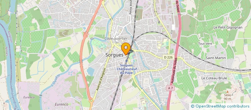 localisation de l'entreprise PROBOIS à SORGUES