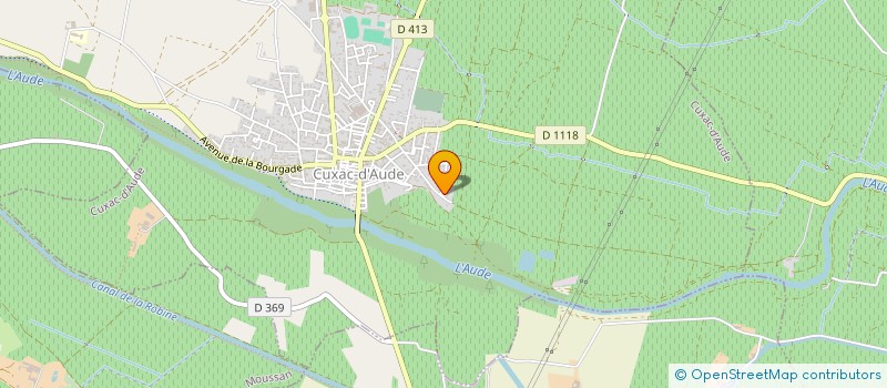 localisation de l'entreprise PROBOX  CUXAC-D'AUDE