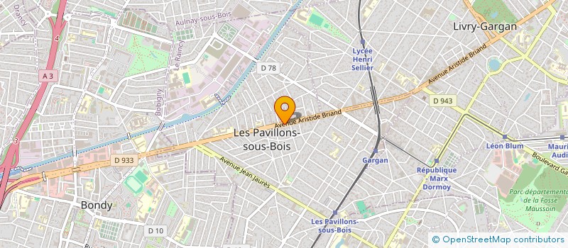 localisation de l'entreprise PROC à LES PAVILLONS-SOUS-BOIS