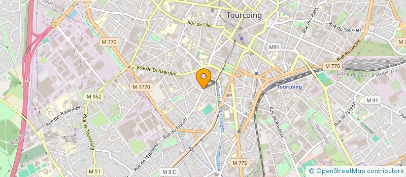 localisation de l'entreprise PROCABLE à TOURCOING