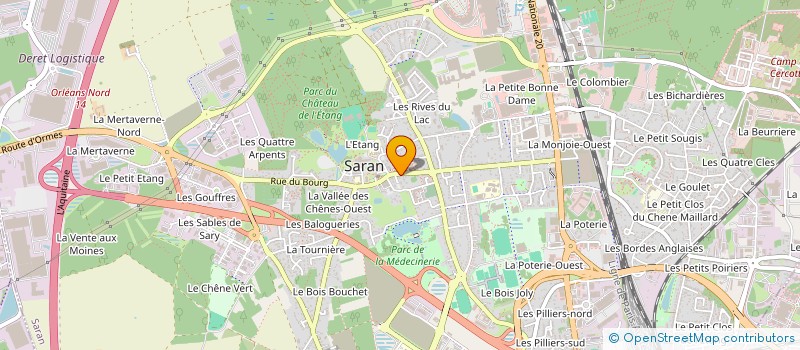 localisation de l'entreprise PROCALCAIRE à SARAN