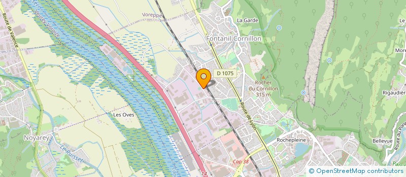 localisation de l'entreprise PROCALI à FONTANIL-CORNILLON
