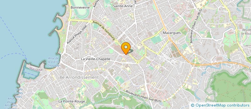 localisation de l'entreprise PROCALL à MARSEILLE