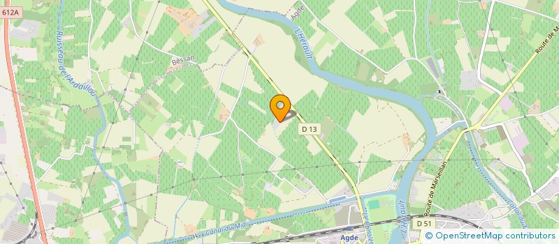 localisation de l'entreprise PROCALM  LA CALMETTE