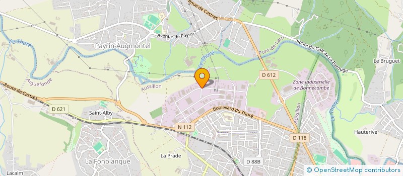 localisation de l'entreprise PROCALP à AUSSILLON