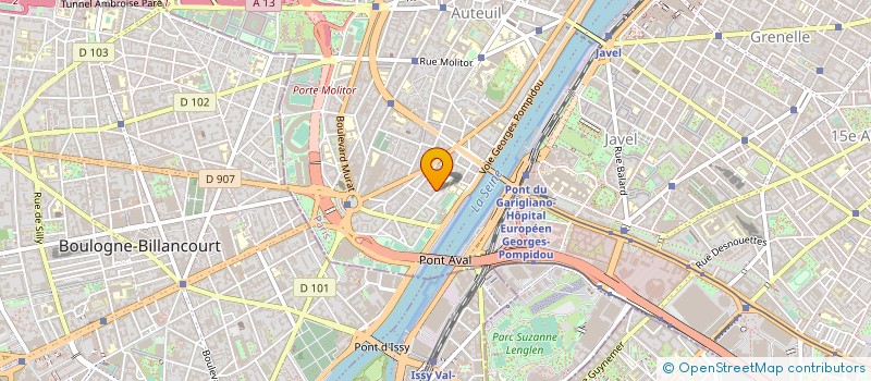 localisation de l'entreprise PROCAM à PARIS