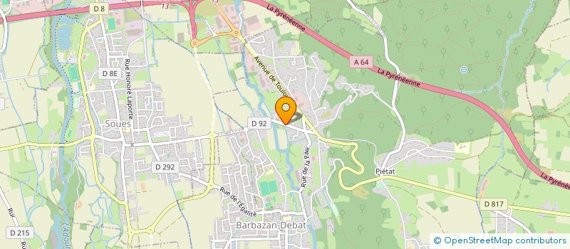 localisation de l'entreprise PROCAMIMO  BARBAZAN-DEBAT