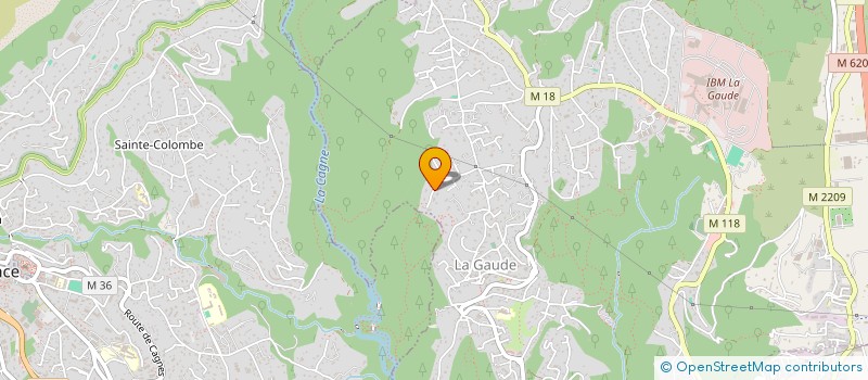 localisation de l'entreprise PROCAN  LA GAUDE