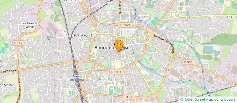 localisation de l'entreprise PROCART à BOURG-EN-BRESSE