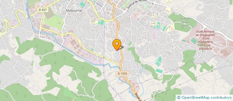 localisation de l'entreprise PROCAS à DRAGUIGNAN