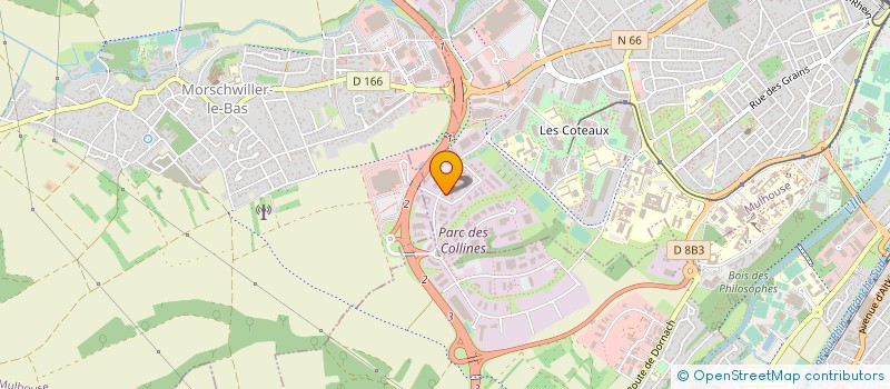 localisation de l'entreprise PROCATH à MULHOUSE