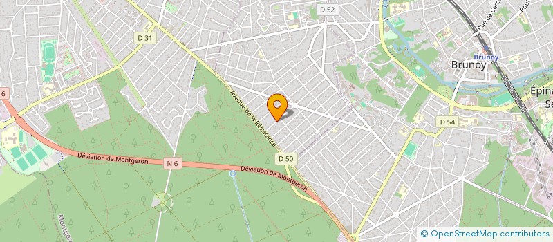 localisation de l'entreprise PROCD  YERRES