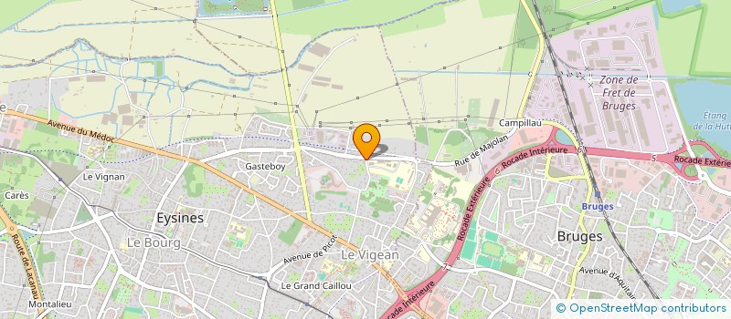 localisation de l'entreprise PROCD'IMMO  EYSINES