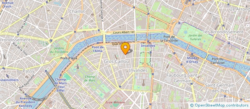 localisation de l'entreprise PROCEDE à PARIS