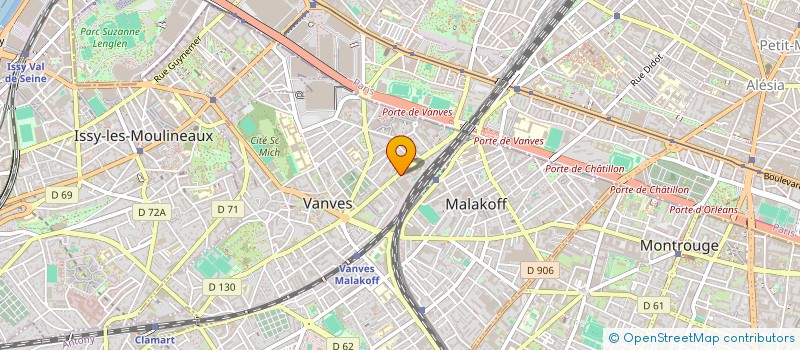 localisation de l'entreprise PROCEDES CHENEL INTERNATIONAL à VANVES