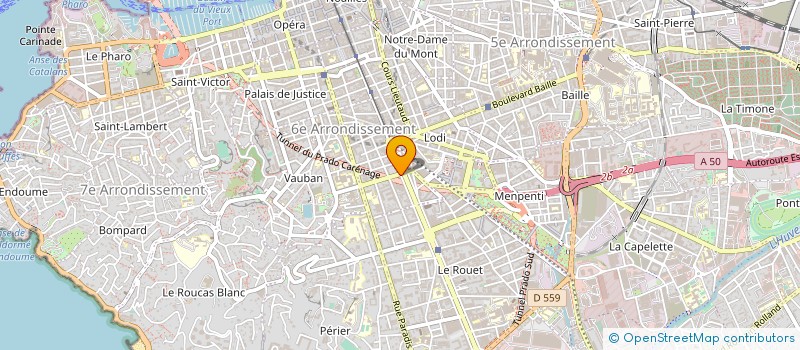 localisation de l'entreprise PROCEDES ET DISTRIBUTIONS MEDICALES à MARSEILLE