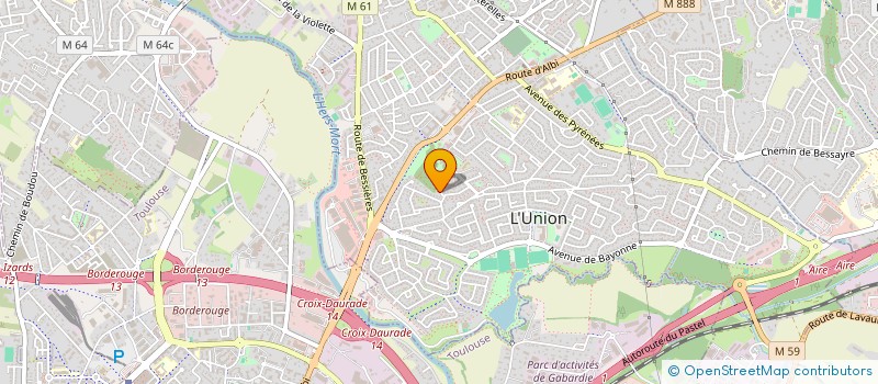 localisation de l'entreprise PROCEDES FRANCE PARKING  L'UNION