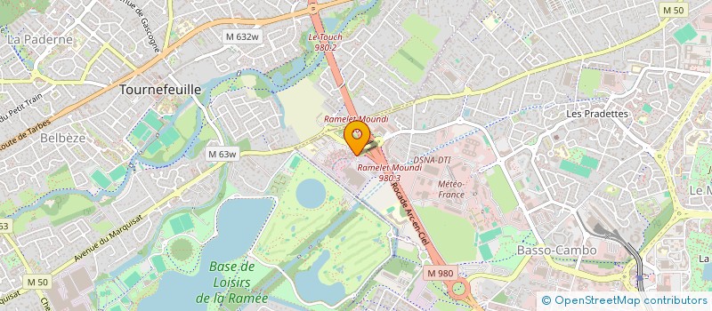 localisation de l'entreprise PROCEMO L&O  TOULOUSE